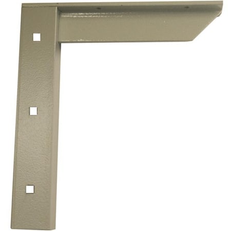 A & M Hardware AMC9 G Concealed Shelf Sprt Bracket 9 in. - Gray AMC9 G